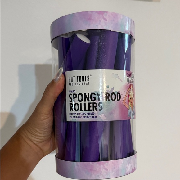 Hot Tools Purple Spongy Rod Rollers - Picture 1 of 1